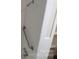 Bathroom with a shower, grab bars and shelving at 2044 Helen Dr, Gastonia, NC 28054