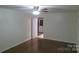 Bedroom with hardwood floors and ceiling fan at 2044 Helen Dr, Gastonia, NC 28054