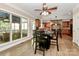 Breakfast nook with hardwood floors and kitchen views at 227 Wildwood Cove Dr, Mooresville, NC 28117