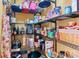 Well-organized pantry with wire shelving, offering convenient storage at 3406 Red Fox Trl, Weddington, NC 28104