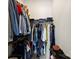 Large walk-in closet with ample shelving and hanging space at 3630 N Davidson St # 4413, Charlotte, NC 28205