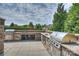 Outdoor grilling area with two built-in grills and sink at 3630 N Davidson St # 4413, Charlotte, NC 28205
