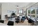 Spacious living area with sectional sofa and city views at 3630 N Davidson St # 4413, Charlotte, NC 28205
