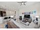 Spacious living room with sectional sofa and built-in fireplace at 3630 N Davidson St # 4413, Charlotte, NC 28205