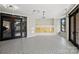 Stylish lobby with modern tile floors and mailboxes at 3630 N Davidson St # 4413, Charlotte, NC 28205