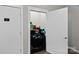 Storage unit with shelving and space for luggage at 3630 N Davidson St # 4413, Charlotte, NC 28205