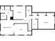 Second floor layout showing two bedrooms, two baths, and a hall at 11006 Renoir Ct, Charlotte, NC 28215
