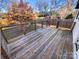 Wooden deck overlooks fenced backyard at 1201 Pierson Dr, Charlotte, NC 28205