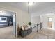 Upper hallway with seating area and access to bedrooms at 136 Margo Ln, Statesville, NC 28677