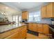 Spacious kitchen with granite countertops and stainless steel appliances at 14021 Labeau Ave, Charlotte, NC 28277