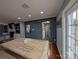 Dining area with custom cabinetry and backyard access at 327 Johnson Dairy Rd, Mooresville, NC 28115
