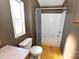 Simple bathroom with shower and toilet at 3463 Rock Creek Dr, Newton, NC 28658