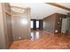 Spacious living room with hardwood floors and wood beams at 3463 Rock Creek Dr, Newton, NC 28658