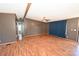 Large living room features laminate floors and neutral walls at 3463 Rock Creek Dr, Newton, NC 28658