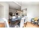 Dining room with a view into the living room at 4426 Appaloosa Ln, Charlotte, NC 28215