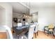 Dining room with a view into the living room at 4426 Appaloosa Ln, Charlotte, NC 28215