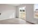 Dining area with sliding glass door leading to backyard at 103 Adams Tree Way, Troutman, NC 28166