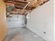 Unfinished basement area with concrete floor and exposed utilities at 188 Mary Cir, Concord, NC 28025