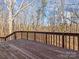 Deck overlooking a private wooded area at 188 Mary Cir, Concord, NC 28025