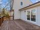 Spacious deck with access to house and wooded views at 188 Mary Cir, Concord, NC 28025