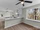 Modern kitchen with white cabinets and marble countertops at 188 Mary Cir, Concord, NC 28025