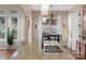 Kitchen island with granite countertop and double sink at 2008 Thurston Dr, Indian Trail, NC 28079