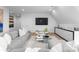 Spacious living room featuring neutral tones, plush seating, and a modern media center for relaxation at 2103 Cortelyou Rd, Charlotte, NC 28211