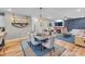 Farmhouse-style dining room with a rustic wooden table at 2444 Moher Cliff Dr, Fort Mill, SC 29707