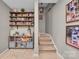 Stairwell with built-in shelving and Gathering photos at 2444 Moher Cliff Dr, Fort Mill, SC 29707