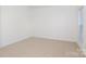Simple bedroom with neutral walls and carpet flooring at 4030 Garden Oak Dr, Indian Trail, NC 28079