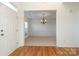 Formal entryway with hardwood floors and views to living and dining areas at 4030 Garden Oak Dr, Indian Trail, NC 28079