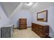 Charming bedroom featuring neutral walls, dresser and mirror at 411 Major Run, Cramerton, NC 28032