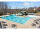 Community pool and slide at 411 Major Run, Cramerton, NC 28032