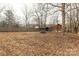 Large backyard with wooden fence and mature trees at 664 Freemont Dr, Lancaster, SC 29720