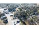 Aerial view showcasing the property's setting within the town at 1 Catawba Ave, Great Falls, SC 29055