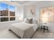 Bright bedroom with large windows and neutral color palette at 130 Cherokee Rd # 304, Charlotte, NC 28207