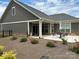 Private backyard with patio, landscaping, and a spacious feel at 1330 Millview Ln, Matthews, NC 28104