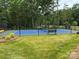 Community pickleball and tennis courts with seating at 1330 Millview Ln, Matthews, NC 28104