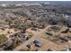 Wide aerial view showing the home's location in a residential neighborhood at 1504 Hallmark Dr, Rock Hill, SC 29730