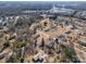 Wide aerial view of the house and surrounding neighborhood at 1504 Hallmark Dr, Rock Hill, SC 29730