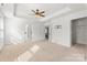 Large main bedroom with walk in closet, ensuite bathroom, and abundant natural light at 2006 Houle Ln, Charlotte, NC 28214