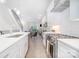 Modern kitchen with sleek countertops, stainless steel appliances, and open layout at 2538 Park Rose Ln # 10, Charlotte, NC 28204