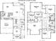 Detailed floor plan showcasing the layout of the first and second floors at 2629 Ritz Ln, Matthews, NC 28105