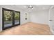 Bright office with hardwood floors and French doors at 3113 Colyer Pl, Charlotte, NC 28205