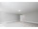 Finished basement is spacious with carpet and neutral paint and trim at 4251 Candlewood Dr, Sherrills Ford, NC 28673