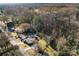 Wider aerial view of the property and neighborhood at 507 W Henry St, Belmont, NC 28012