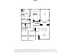 Second floor plan featuring primary bedroom suite, laundry, homework center, loft, and additional bedrooms at 604 Hyder Trl, Tega Cay, SC 29708