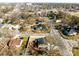 Aerial view of house and surrounding neighborhood at 700 Leonard Ave, Kannapolis, NC 28081