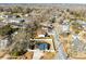 Aerial view of house and surrounding neighborhood at 700 Leonard Ave, Kannapolis, NC 28081