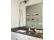 Spa-like bathroom with dark countertop and updated fixtures at 8018 Elevate Ct, Charlotte, NC 28205